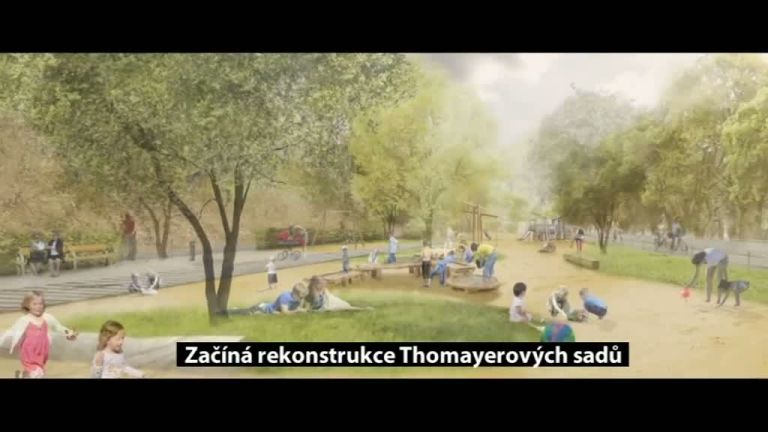 Začíná rekonstrukce Thomayerových sadů