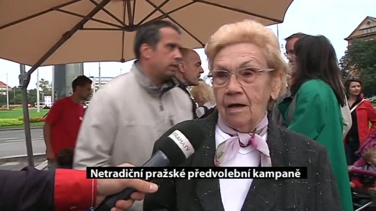Netradiční pražské předvolební kampaně