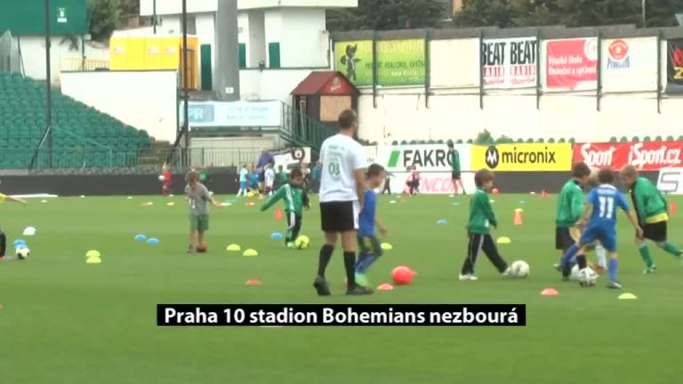 Praha 10 stadion Bohemians nezbourá