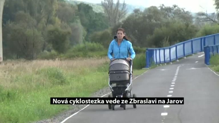 Nová cyklostezka vede ze Zbraslavi na Jarov