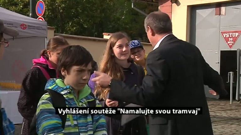 Vyhlášení soutěže “Namalujte svou tramvaj”