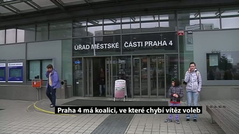 Praha 4 má koalici ve které chybí vítěz voleb