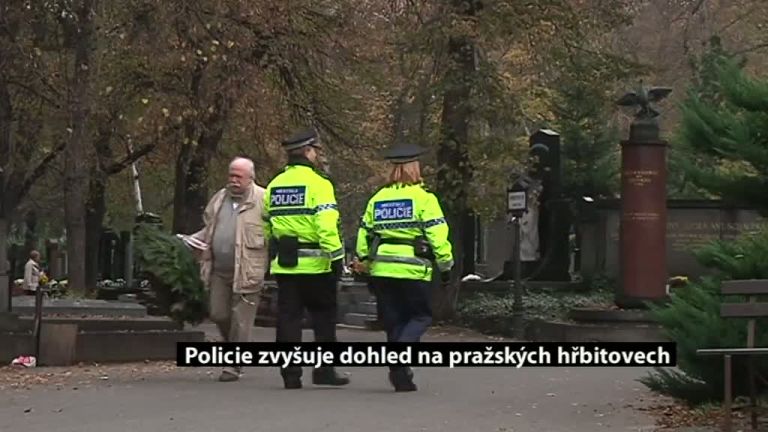 Policie zvyšuje dohled na pražských hřbitovech