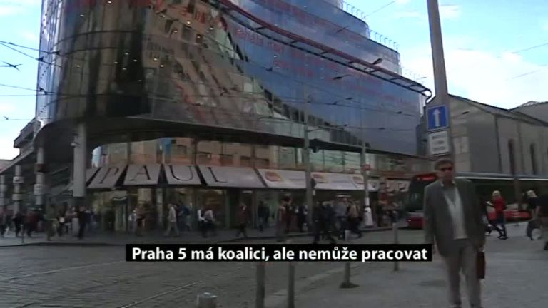 Praha 5 má koalici, ale nemůže pracovat