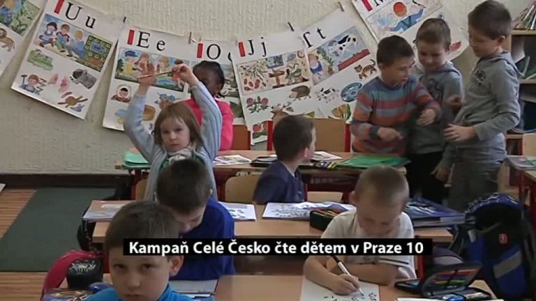 Kampaň Celé Česko čte dětem v Praze 10