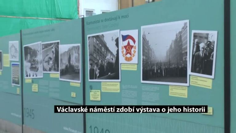 Václavské náměstí zdobí výstava o jeho historii