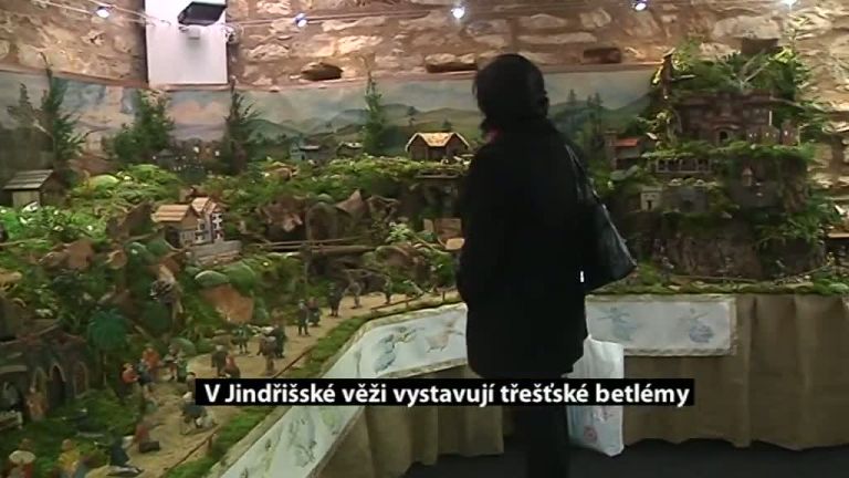 V Jindřišské věži vystavují třešťské betlémy