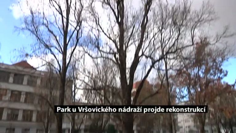 Park u Vršovického nádraží projde rekonstrukcí