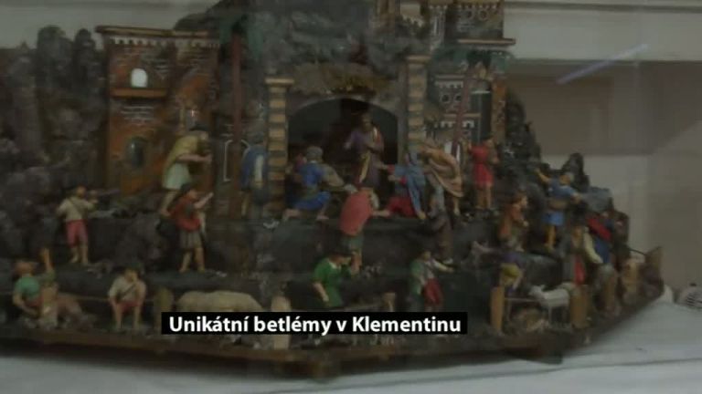 Unikátní betlémy v Klementinu