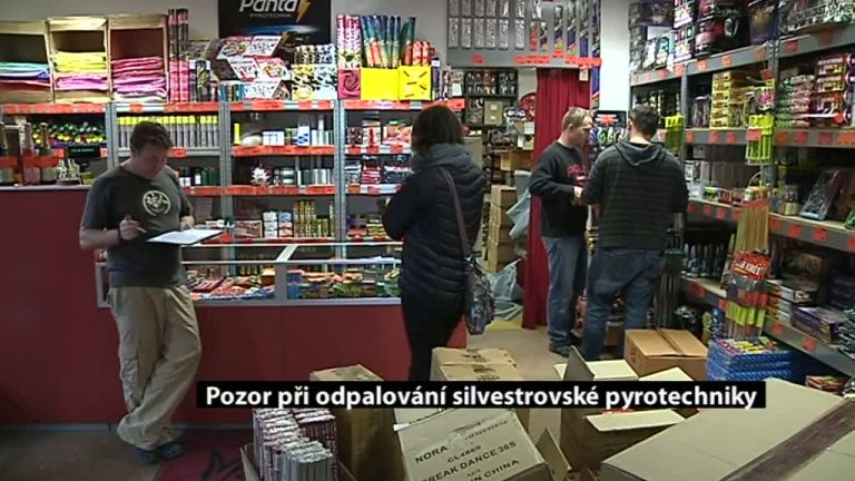 Pozor při odpalování silvestrovské pyrotechniky