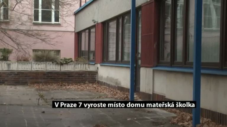 V Praze 7 vyroste místo domu mateřská školka