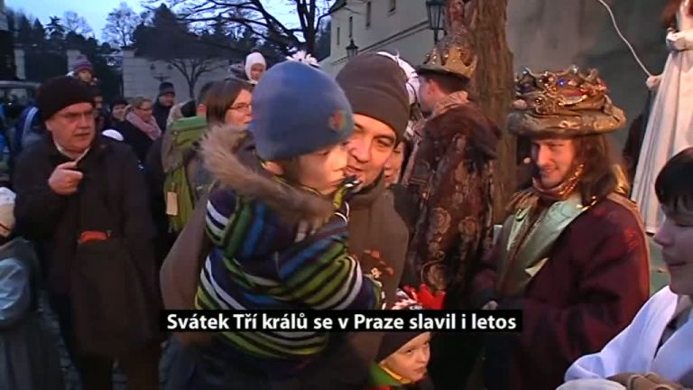 Svátek Tří králů se v Praze slavil i letos