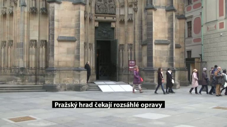 Pražský hrad čekají rozsáhlé opravy