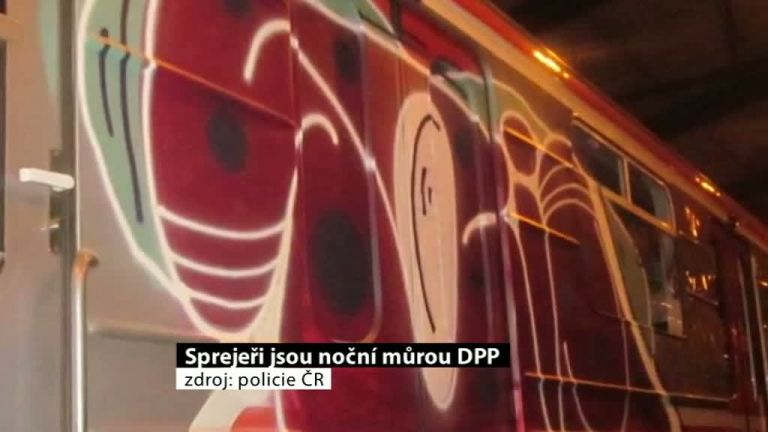 Sprejeři jsou noční můrou DPP