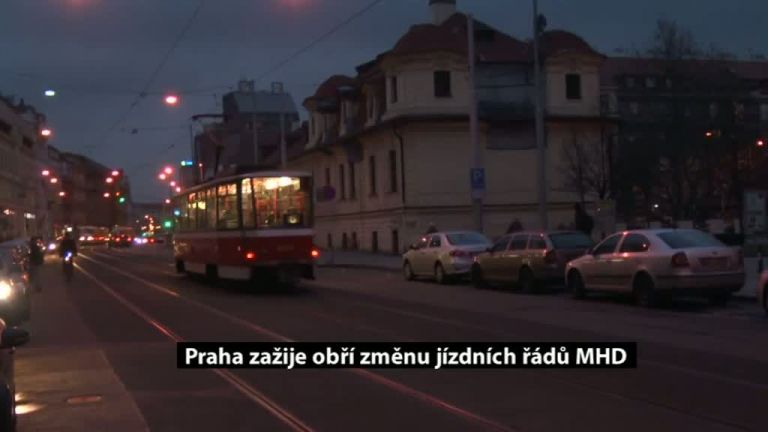 Praha zažije obří změnu jízdních řádů MHD