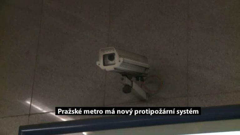 Pražské metro má nový protipožární systém