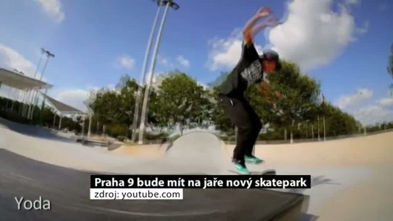 Praha 9 bude mít na jaře nový skatepark