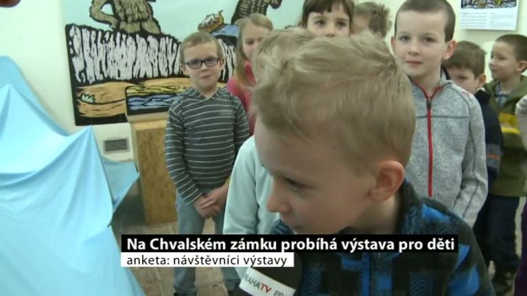 Na Chvalském zámku probíhá výstava pro děti