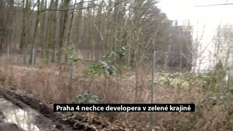 Praha 4 nechce developera v zelené krajině