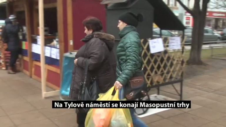 Na Tylově náměstí se konají Masopustní trhy