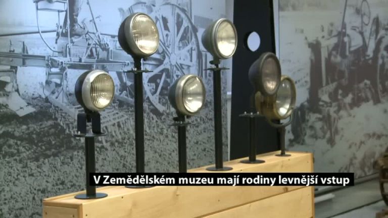 V Zemědělském muzeu mají rodiny levnější vstup