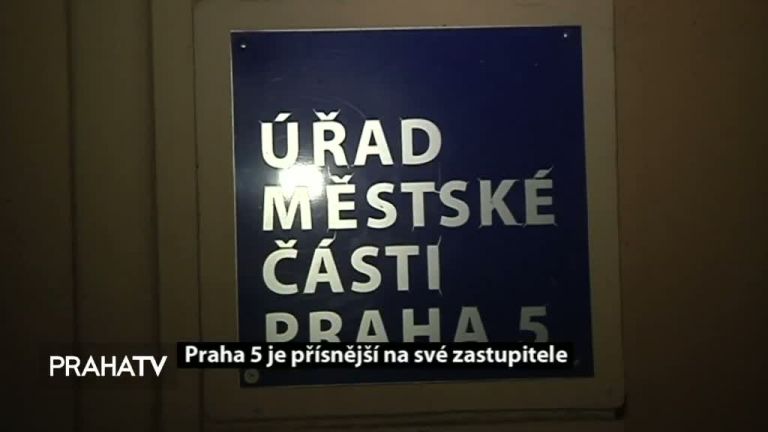 Praha 5 je přísnější na své zastupitele