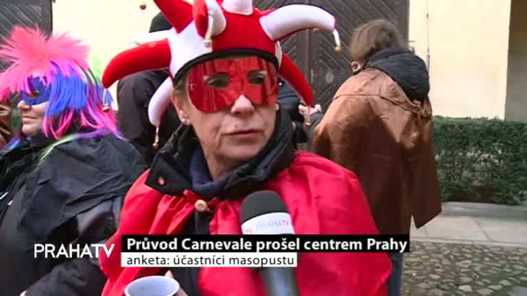 Průvod Carnevale prošel centrem Prahy