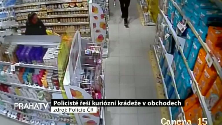 Policisté řeší kuriózní krádeže v obchodech