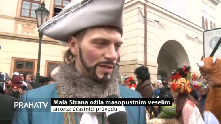 Malá Strana ožila masopustním veselím