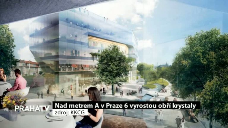 Nad metrem A v Praze 6 vyrostou obří krystaly