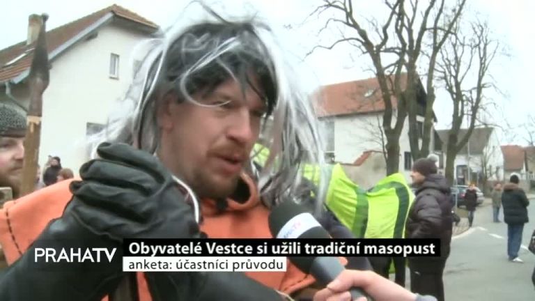 Obyvatelé Vestce si užili tradiční masopust