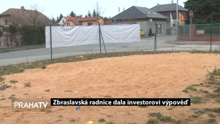 Zbraslavská radnice dala investorovi výpověď