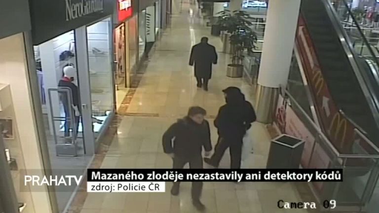 Mazaného zloděje nezastavily ani detektory kódů