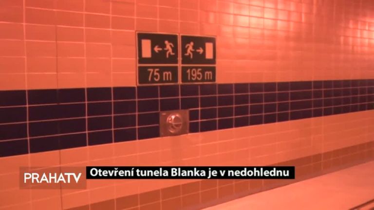 Otevření tunelu Blanka je v nedohlednu