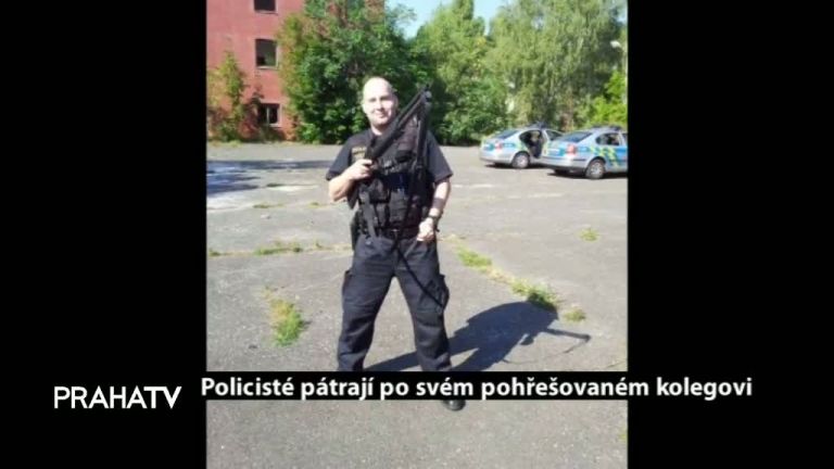 Policisté pátrají po svém pohřešovaném kolegovi