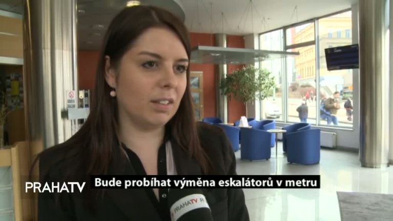 Bude probíhat výměna eskalátorů v metru