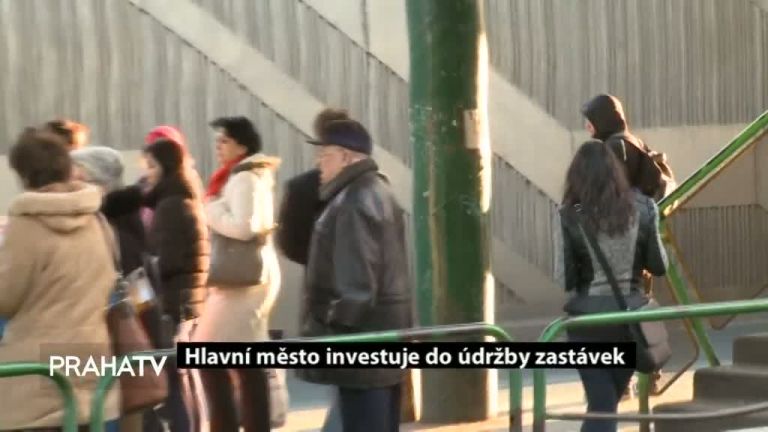 Hlavní město investuje do údržby zastávek