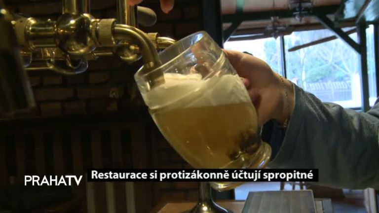 Restaurace si protizákonně účtují spropitné