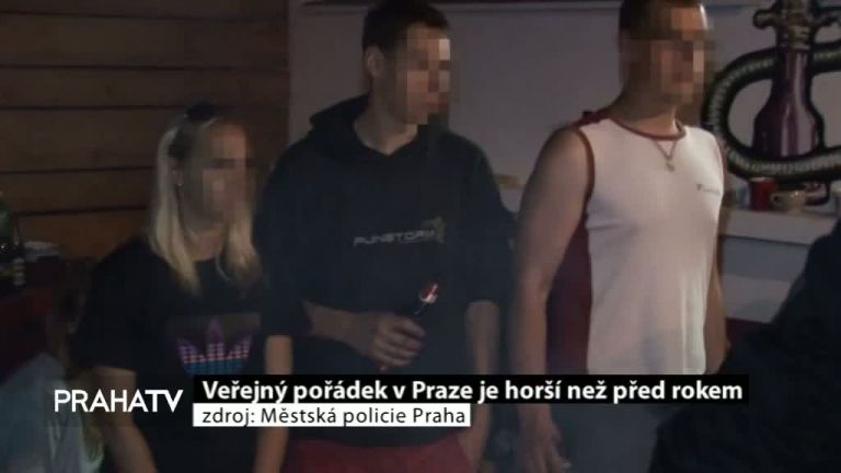 Veřejný pořádek v Praze je horší než před rokem