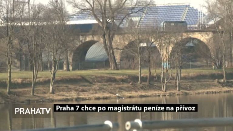 Praha 7 chce po magistrátu peníze na přívoz