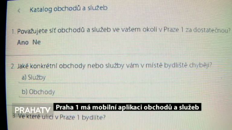 Praha 1 má mobilní aplikaci obchodů a služeb