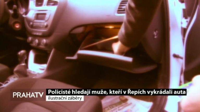 Policisté hledají muže, kteří v Řepích vykrádali auta