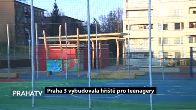 Praha 3 vybudovala hřiště pro teenagery