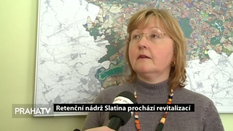 Retenční nádrž Slatina prochází revitalizací