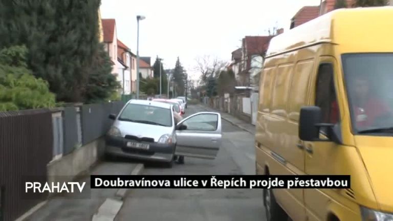 Doubravínova ulice v Řepích projde přestavbou