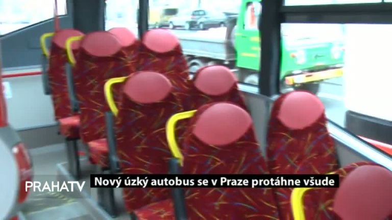 Nový úzký autobus se v Praze protáhne všude