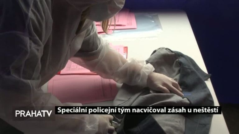 Speciální policejní tým nacvičoval zásah u neštěstí