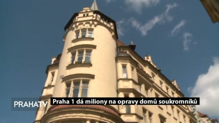 Praha 1 dá miliony na opravy domů soukromníků