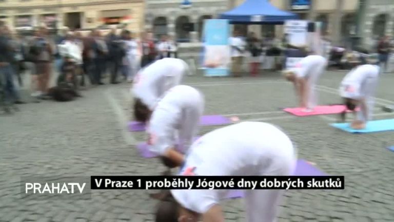 V Praze 1 proběhly Jógové dny dobrých skutků