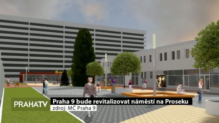 Praha 9 bude revitalizovat náměstí na Proseku